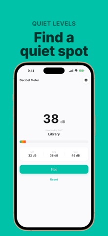 Decibel Meter: dB Noise Check iPhone screenshot