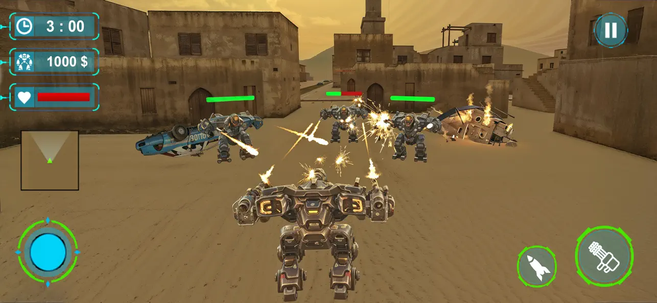 Screenshot #2 pour vrais robots guerre de combat