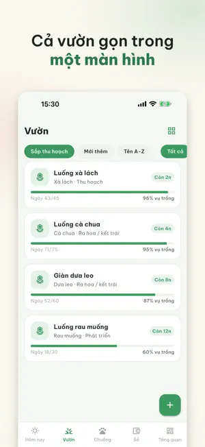 Vườn Nhà: Nhật ký trồng rau screenshot 3