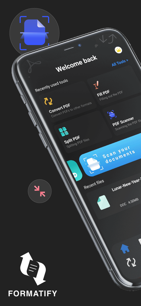 Formatify Convert & Scan Files screenshot 1