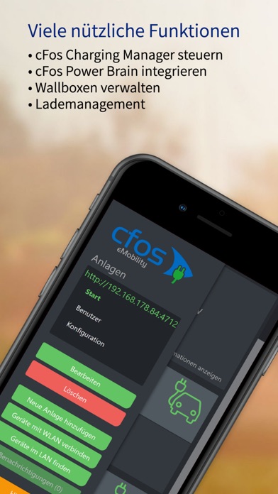 cFos Charging Manager screenshot