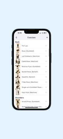 iWorkout - Gym Workout Tracker Screenshot 7 of 8