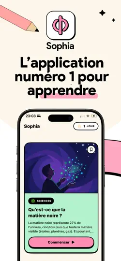 Capture d'écran de Sophia : Culture Générale sur iPhone 1