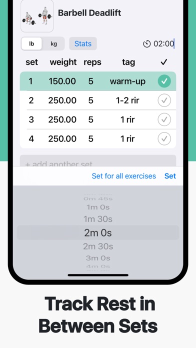 Gym Log - IRONOTES Screenshot