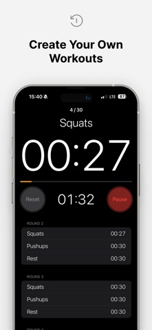 Timer Tabata for Workout, HIIT Screenshot 3 of 5