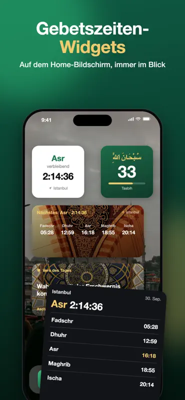 Namaz: Gebetszeiten & Koran screenshot 1 of 10