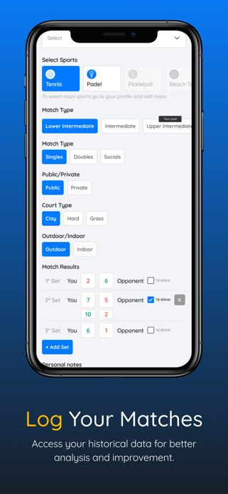 Rackets.app Screenshot 7 of 10