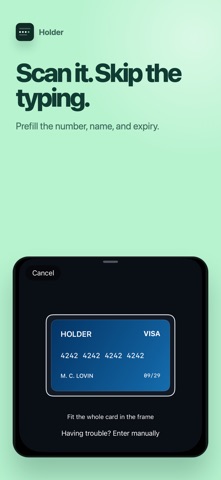 Offline Card Vault: Holder screenshot