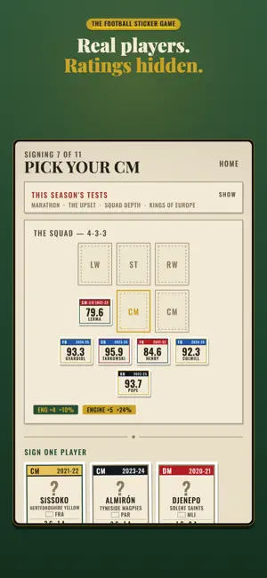 Road to Treble: Football Draft screenshot 4