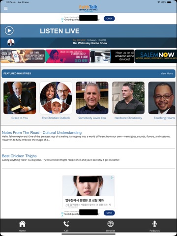 FaithTalk Tampa iPad screenshot