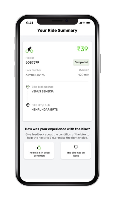 MYBYK - Pedal & EBike Rental Screenshot