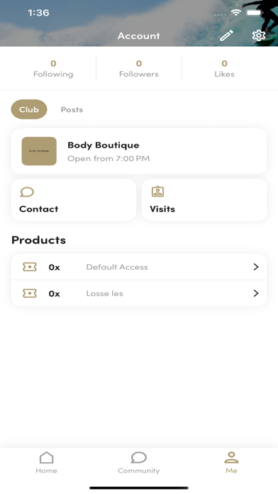 Body Boutique App app screenshot