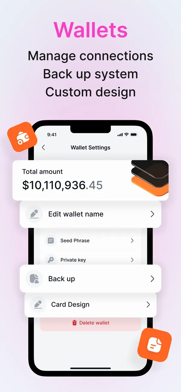 #6. React: Crypto Wallet (iOS) Tekijänä: REACT WALLET TECHNOLOGY LIMITED