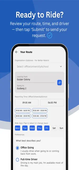 RideMate: Carpool Pakistan screenshot 3