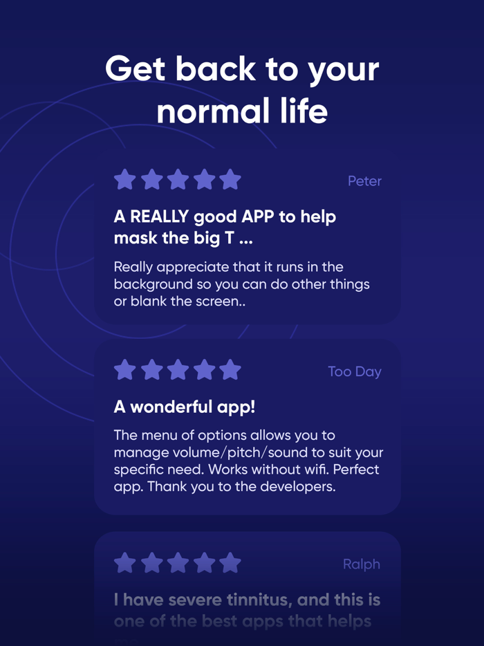 TSound tinnitus sound therapy