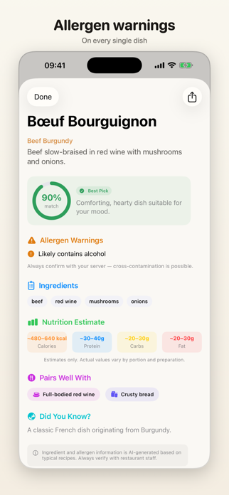 OrderWise - Menu Scanner Screenshot 3 of 6