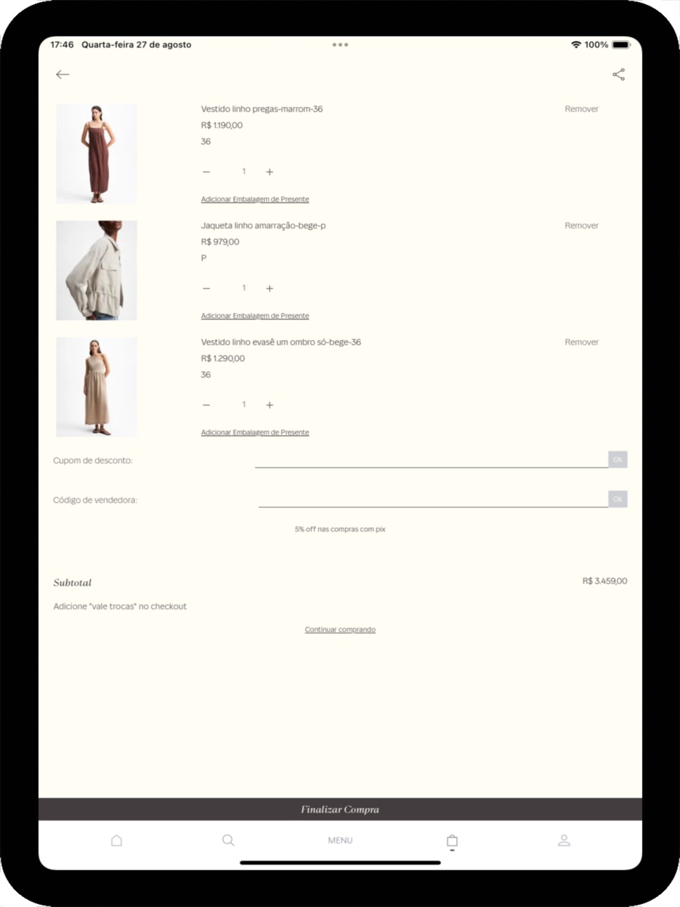 iPad screenshot