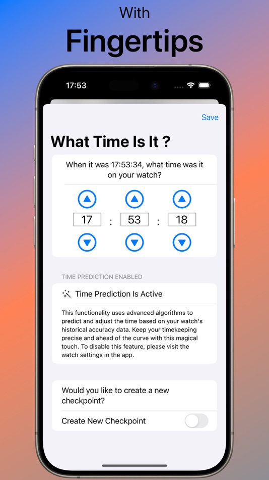 #3. TickTracer - Watch Accuracy (iOS) 来自: Maxime CHEVALIER