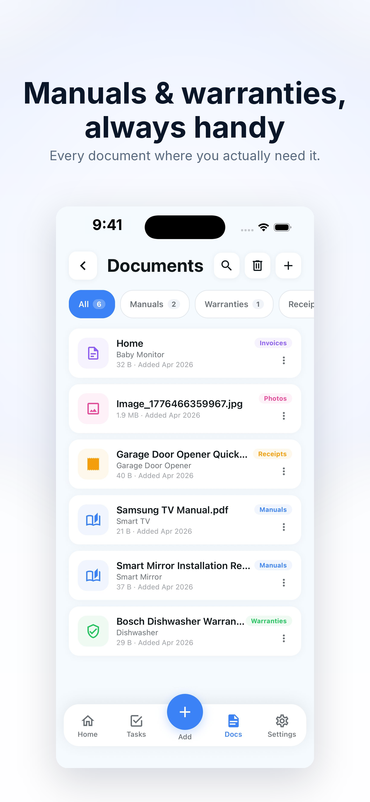 Upkeep Home App screenshot 6
