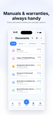 Upkeep Home App screenshot