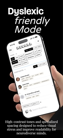 Recall Contacts screenshot