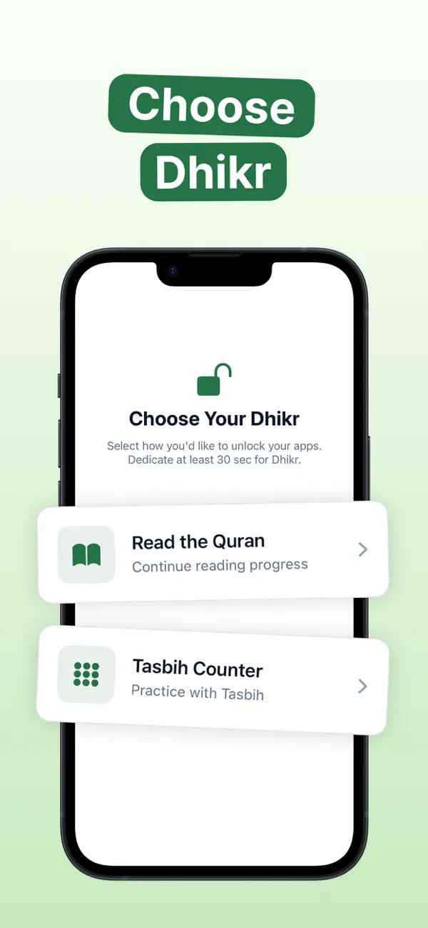 Screenshot #3 pour Dhikr Lock: Quran App Blocker