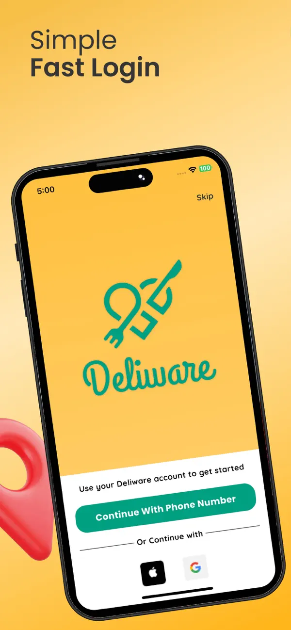 Screenshot #1 pour DeliWare - Delivery Partner