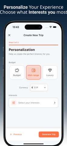 GoPlan - AI Travel Planner iPhone screenshot