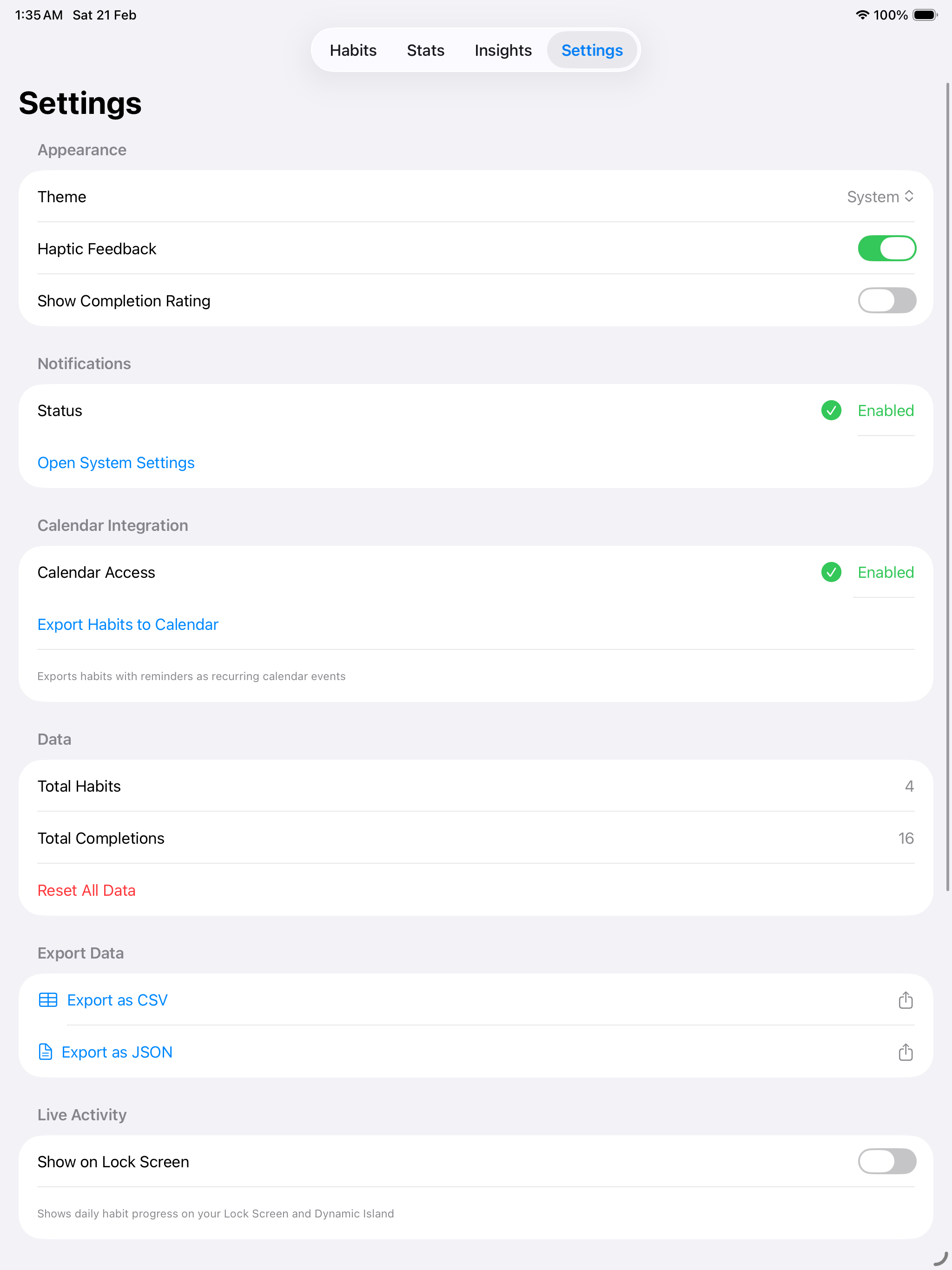 MadeSteady Habits screenshot 8
