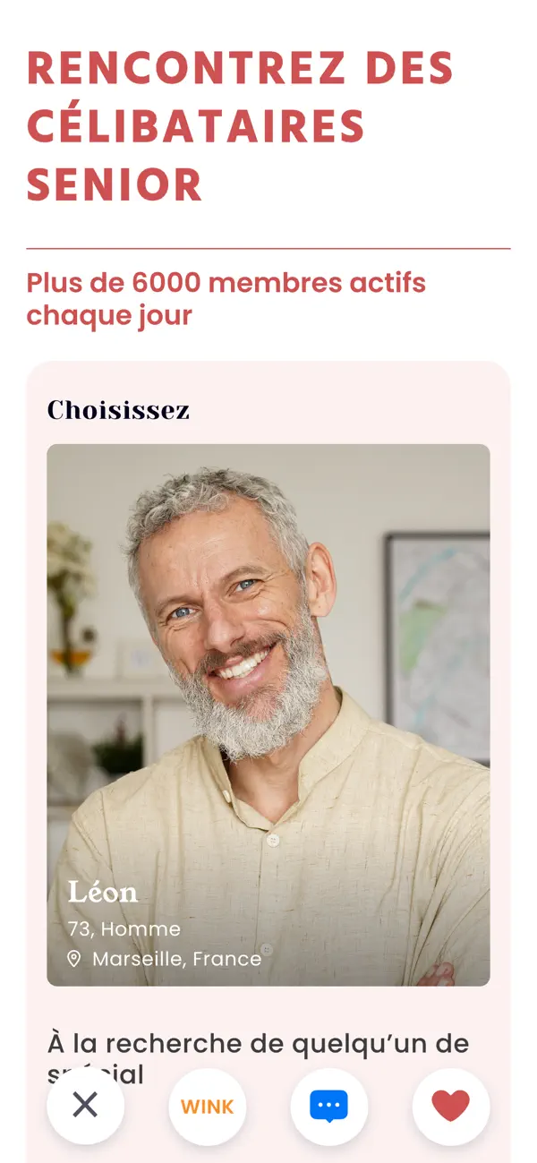 Screenshot #3 pour Rencontres de plus de 50 ans
