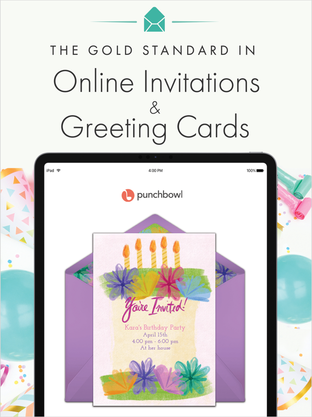 ‎Punchbowl: Invitations & Cards Screenshot