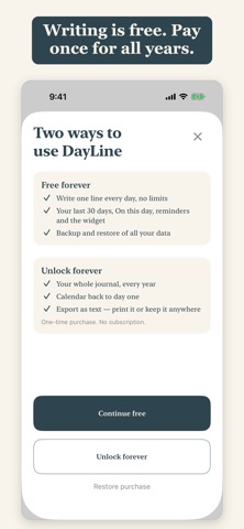 DayLine — One Line Journal Screenshot 5 of 5