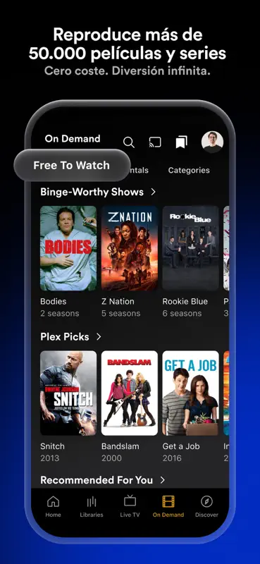 Plex: Películas y programas screenshot 6 of 8