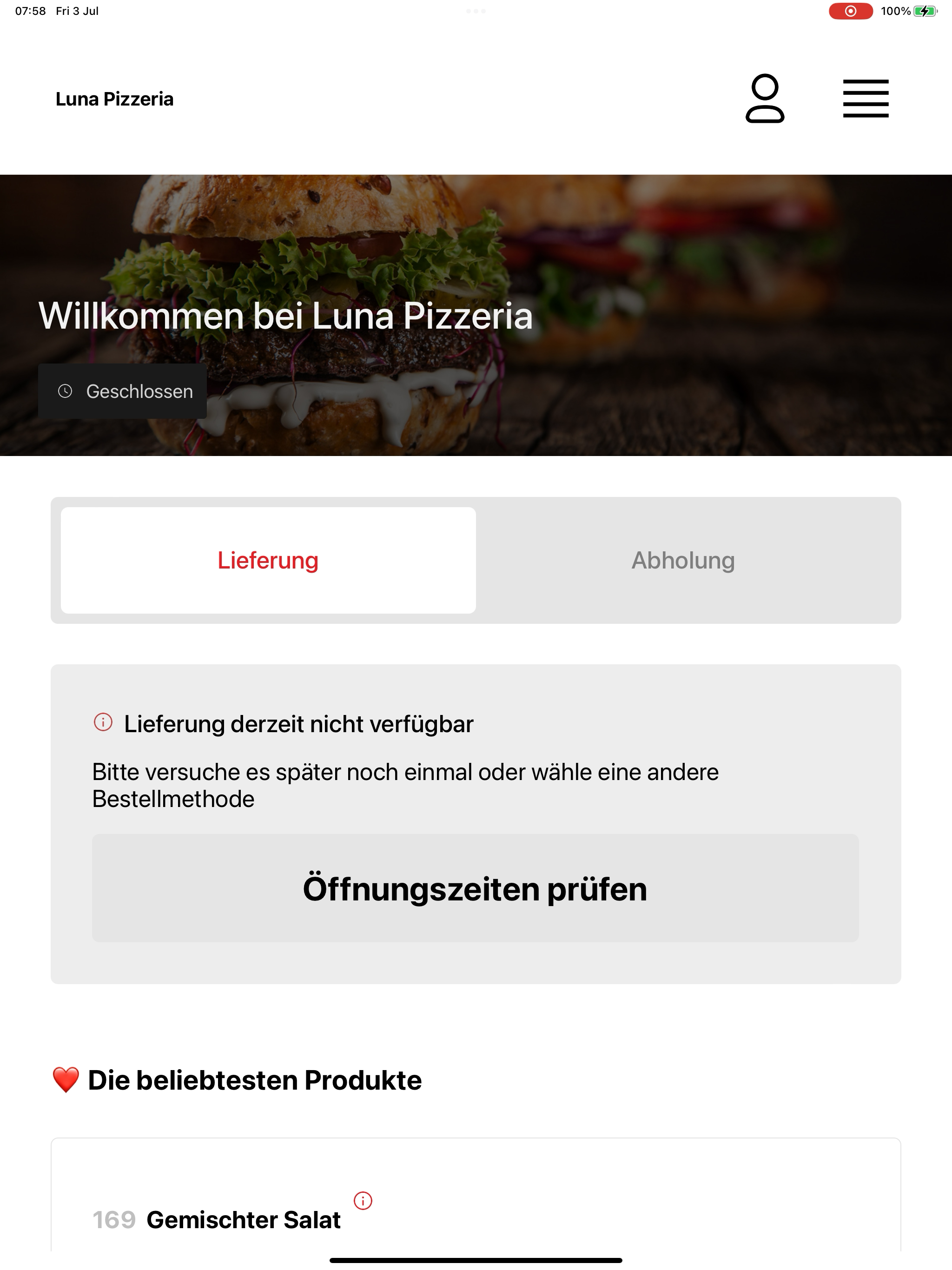 Luna Pizzeria screenshot 10