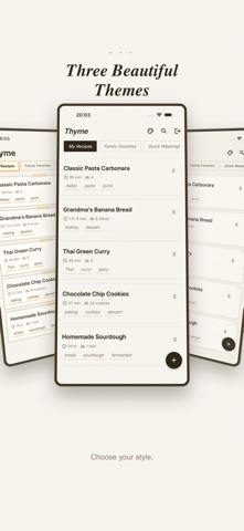 Thyme — Recipes Worth Keeping Screenshot 7 of 8
