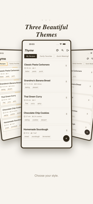 Thyme — Recipes Worth Keeping Screenshot 7 of 8