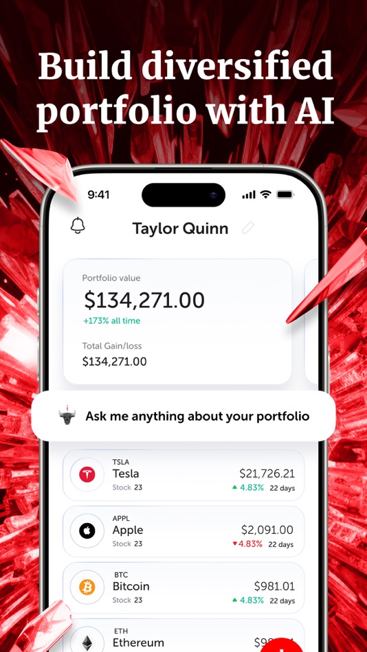 #1. Dominant - Invest with AI (iOS) 由: Ivan Kostenko