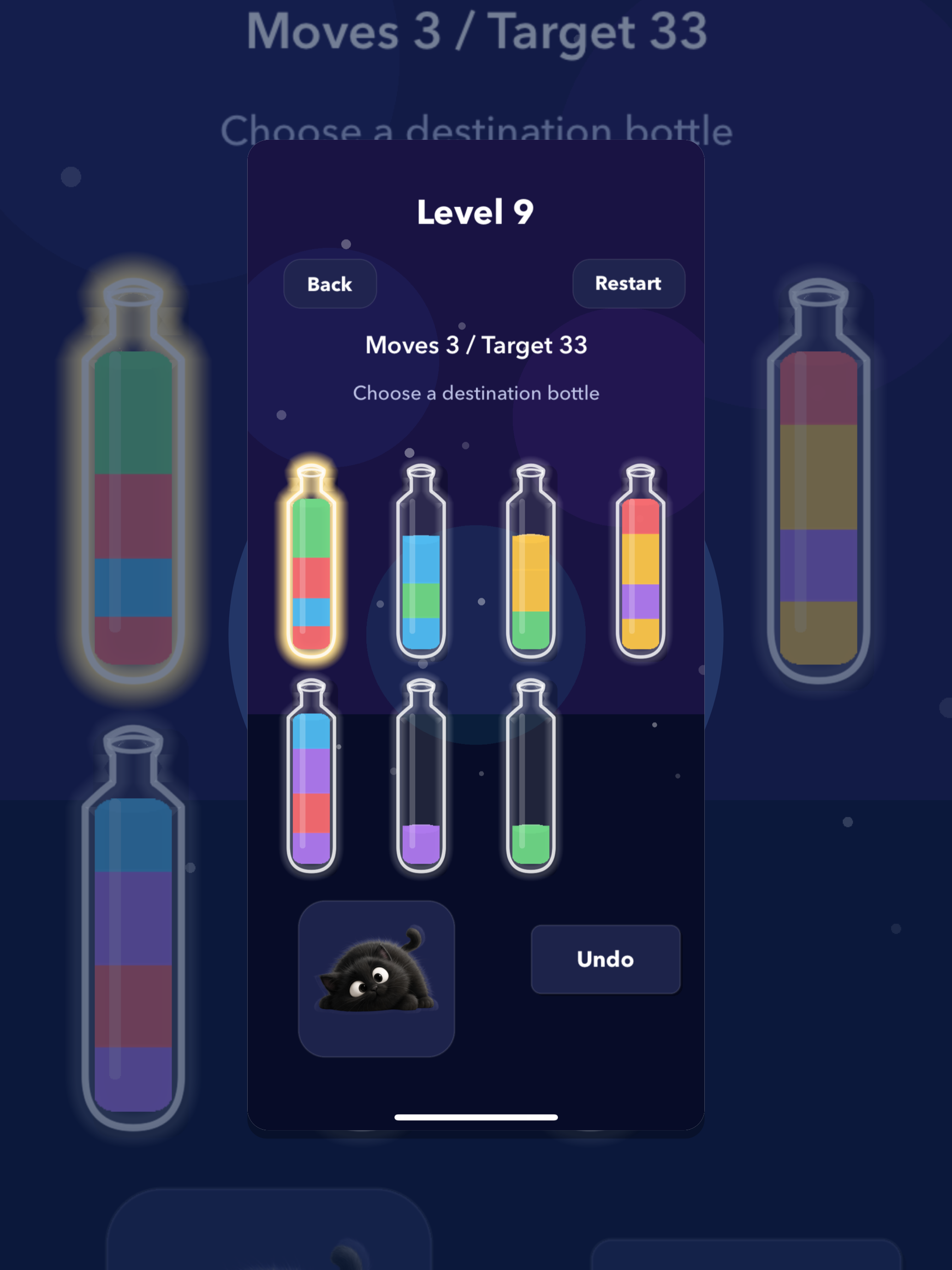 Magic Sort: Kitty Water Puzzle screenshot 9