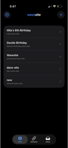 WaveSite Screenshot 1 of 4