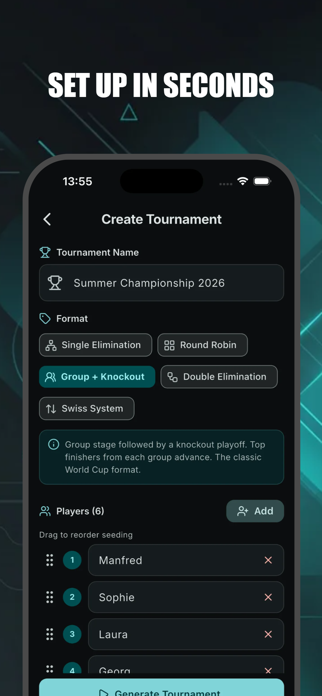 TourneyDo: Tournament Maker Screenshot 3 of 6