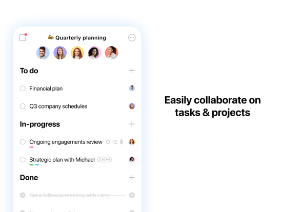 Any.do: To do list & Planner iPad screenshot 4 - Productivity app