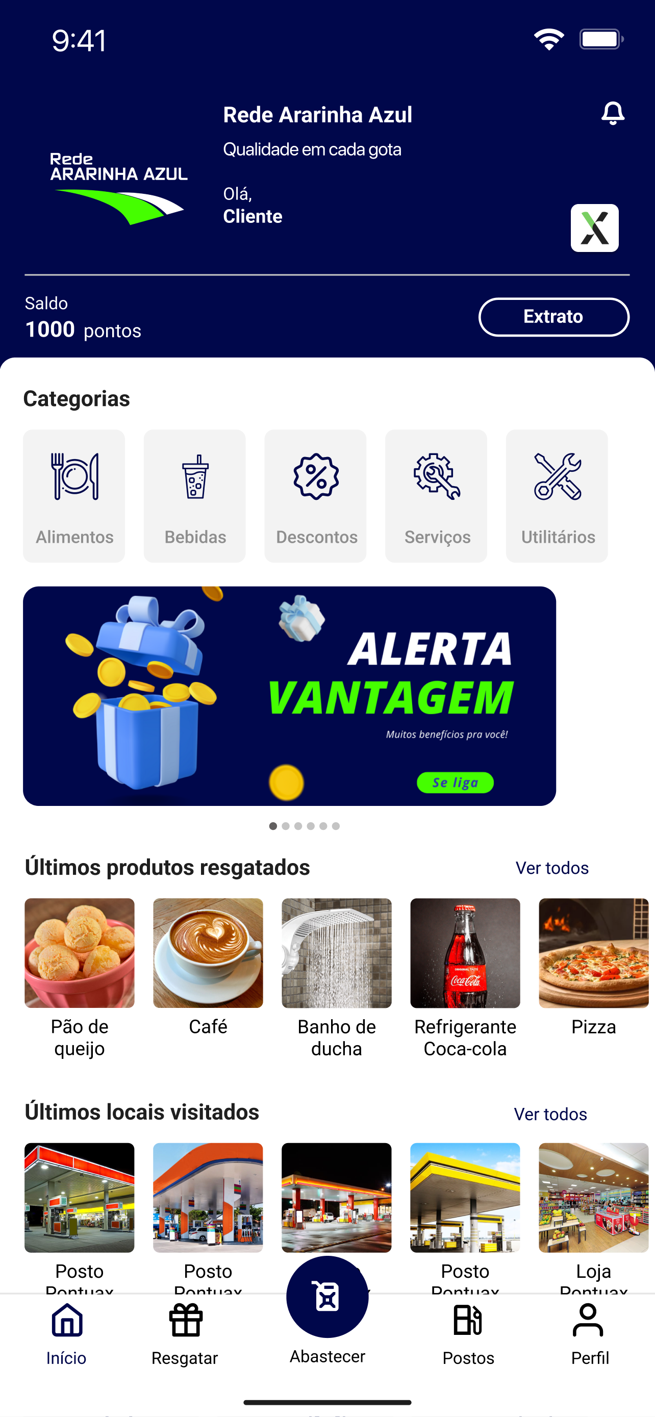 Cliente Ararinha Azul
