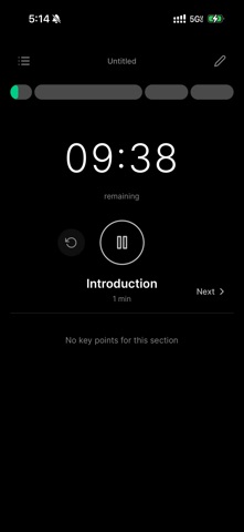 Present Timer iPhone screenshot