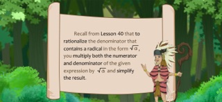 More Rationalizing Denominator screenshot