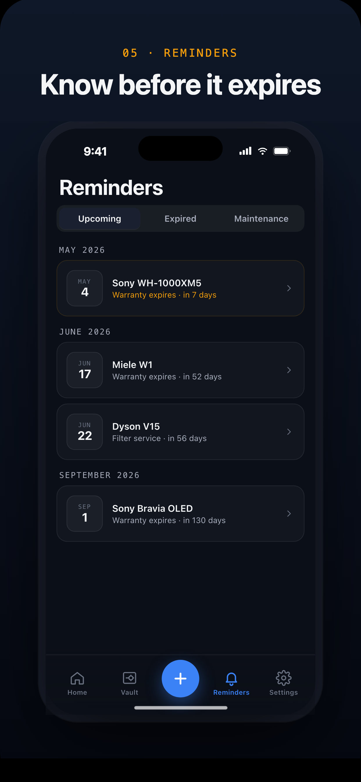 HomeProof - Warranty Vault screenshot 4