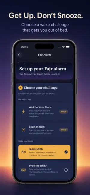 FajrStreak: Prayer Times Alarm screenshot 2