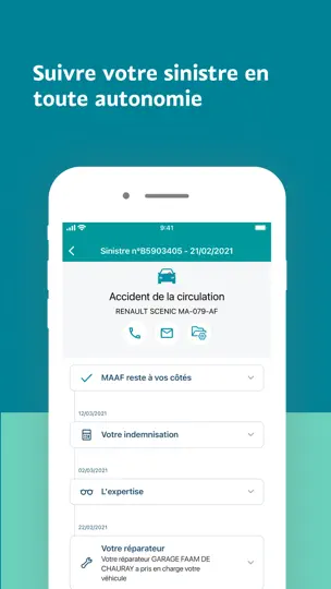 Capture d'écran de MAAF Et Moi - Assurance MAAF sur iPhone 6