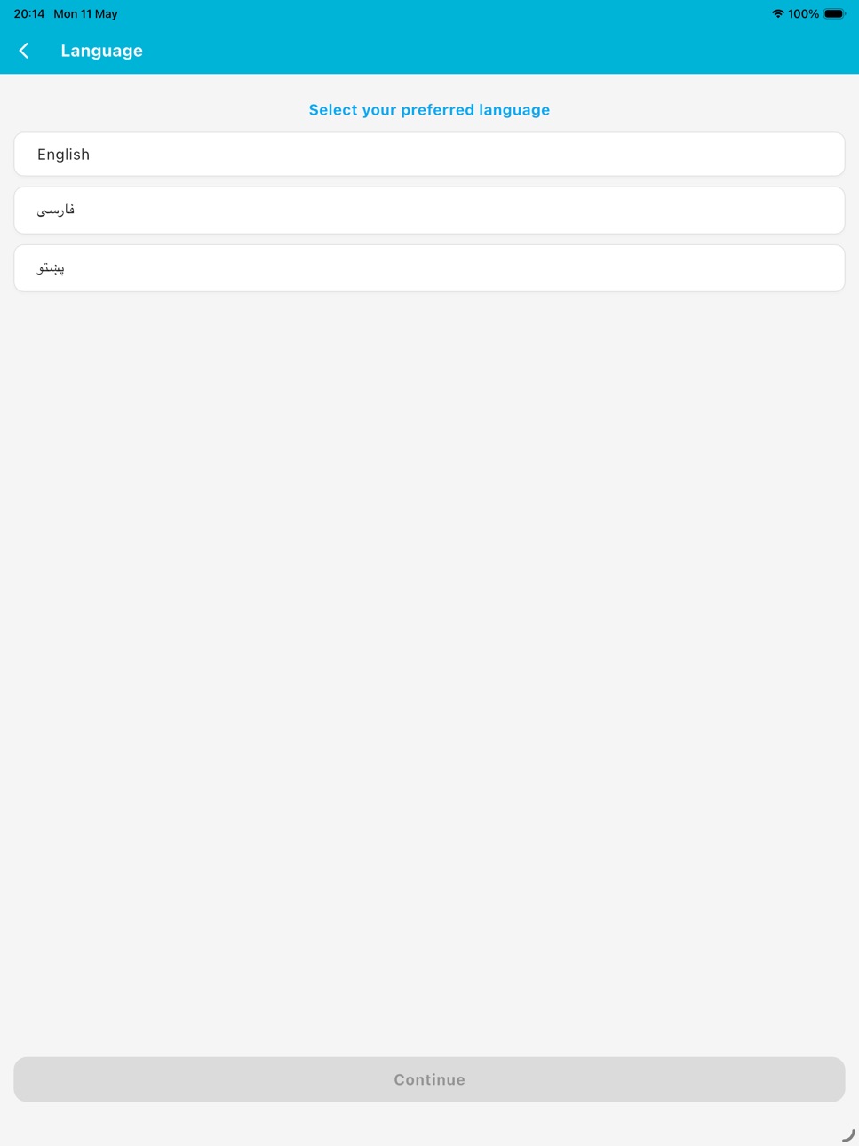 iPad screenshot