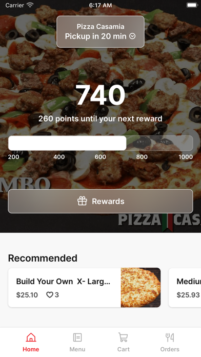 Pizza Casamia Screenshot