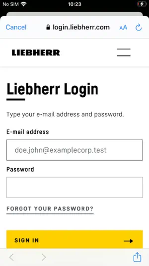 Liebherr TroubleShoot Advisor screenshot 1